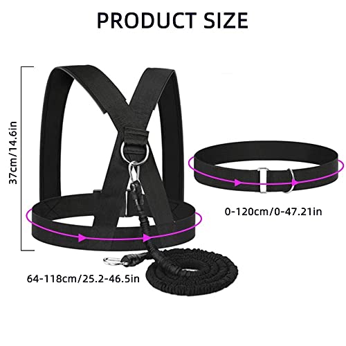 OYINDIZ Resistance Explosive Training Rope Force Improve Power, Agility, Strength Track and Field Football Basketball Volleyball Multi-Directional Physical Equipment - Image 3