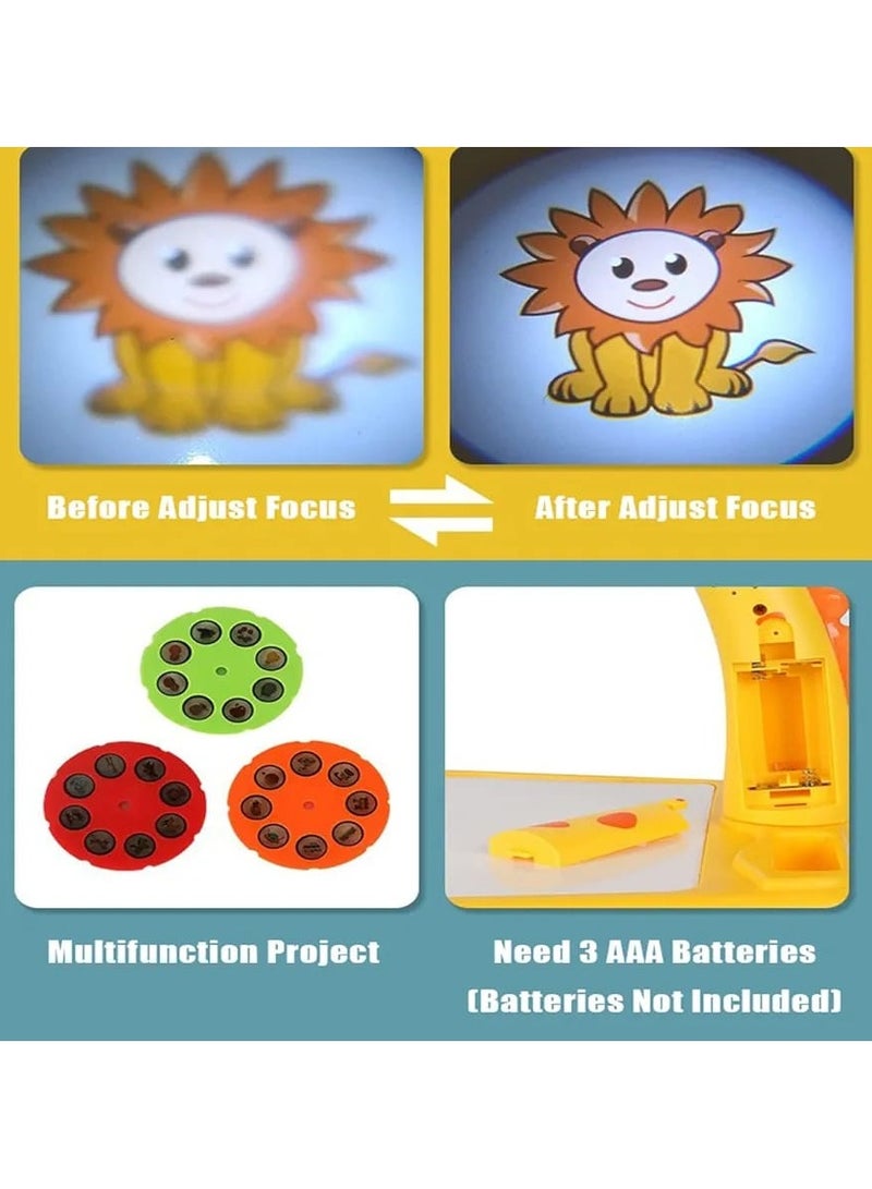 Giraffe-Shaped Projector Drawing Table for Kids – Educational Toy with Light Projection & Drawing Slides - Image 3