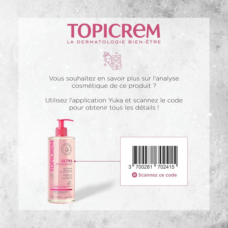 Topicrem Essentials Gentle Cleansing Gel Body & Hair 500ml - Image 4
