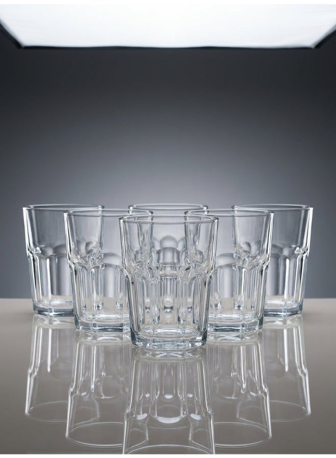 Luminarc Tuff 6 Piece Tumbler 300ml Drinking Set For Juice, Water, Soft Drinks, Hard Drink, Hot Beverages - Image 5