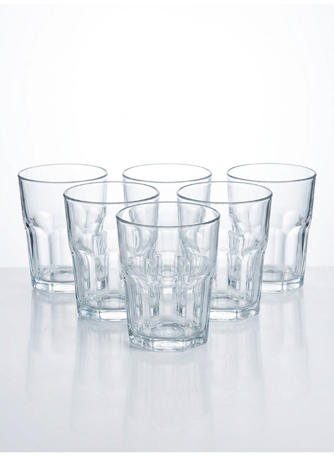 Luminarc Tuff 6 Piece Tumbler 300ml Drinking Set For Juice, Water, Soft Drinks, Hard Drink, Hot Beverages - Image 1