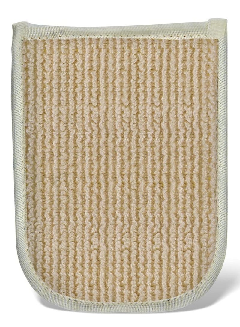 إسكدنيا ليفة استحمام طبيعية عالية الجودة مع وسادات لتنظيف الجسم وتدليكه بطريقة مريحة وصحية - Image 2