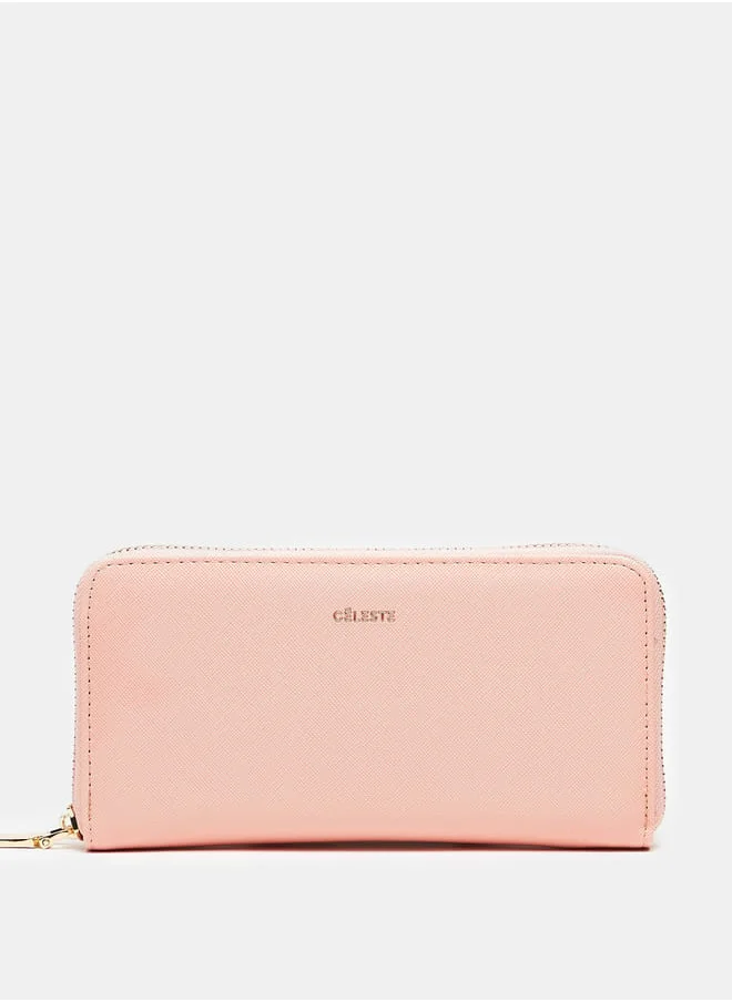 Celeste Women Textured Zip Around Wallet