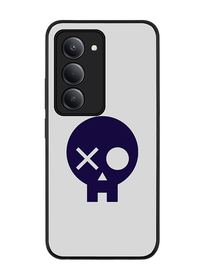 Stylizedd For Xiaomi Redmi 15 5G Case,Slim fit Camera Protection, Shockproof Thin Phone cover  - Skull Patch - Image 1