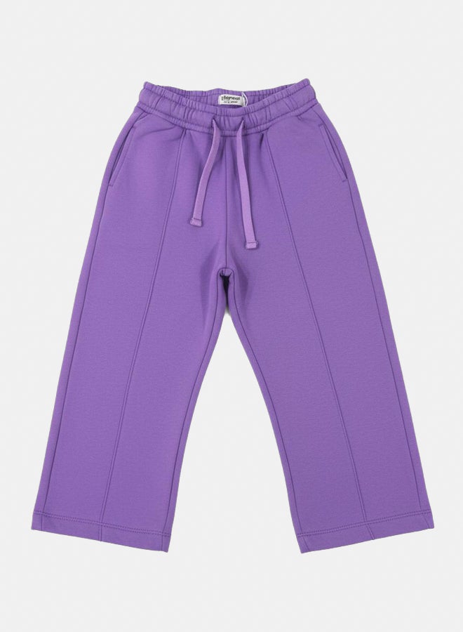 Unisex Cotton Sweatpants – Purple