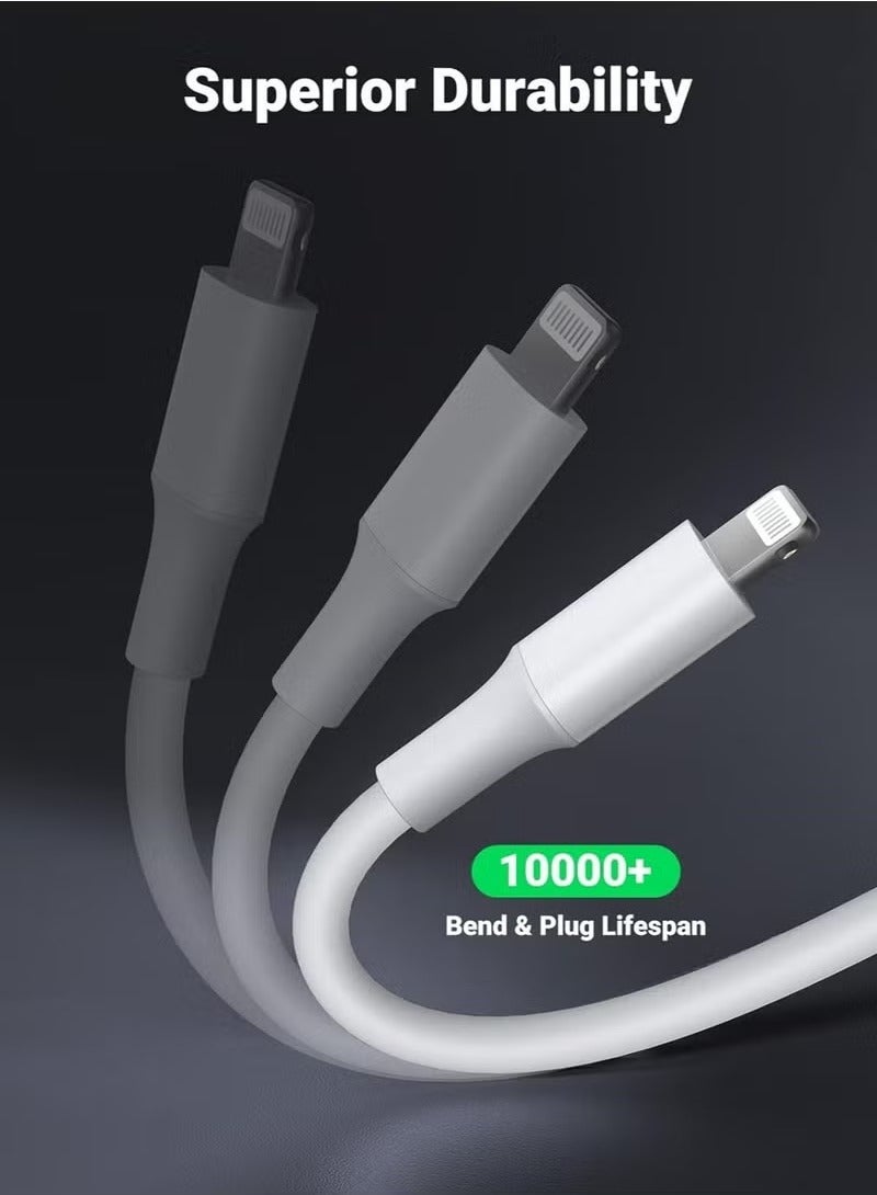 Denx iPhone Charger Cable 2M [MFi Certified] Lightning Cable iPhone Cable 2.4A Lightning Cord Compatible for iPhone 14/14 Pro/14 Plus/14 Pro Max, iPhone 13 Pro 12 Pro Max 11 XS 7 Plus 6S ipad Pro - Image 2