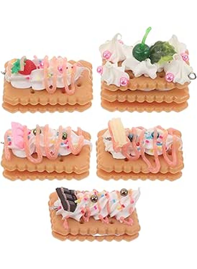 Realistic Artificial Chocolate Biscuit Models For Home Kitchen Decoration Photography Display - Image 1