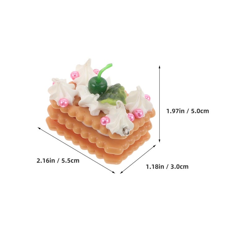 Realistic Artificial Chocolate Biscuit Models For Home Kitchen Decoration Photography Display - Image 3
