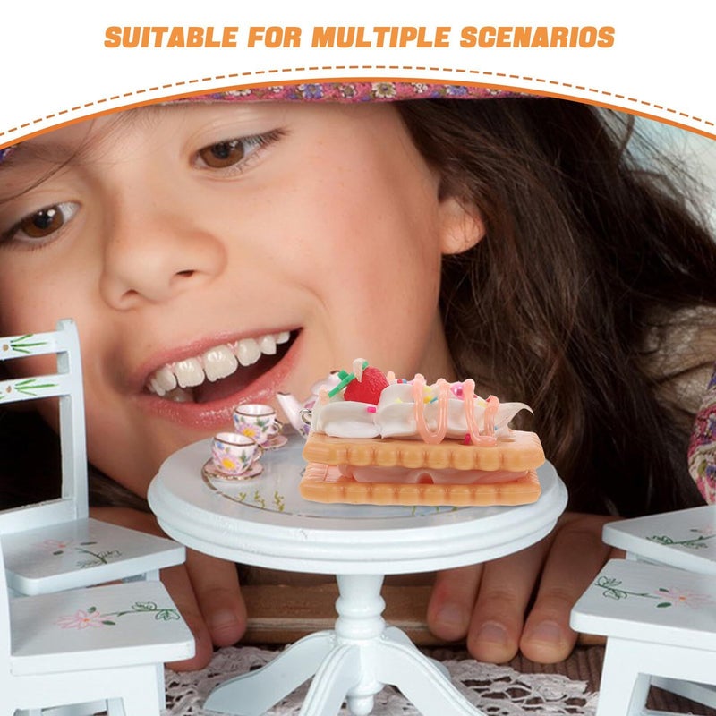 Realistic Artificial Chocolate Biscuit Models For Home Kitchen Decoration Photography Display - Image 4
