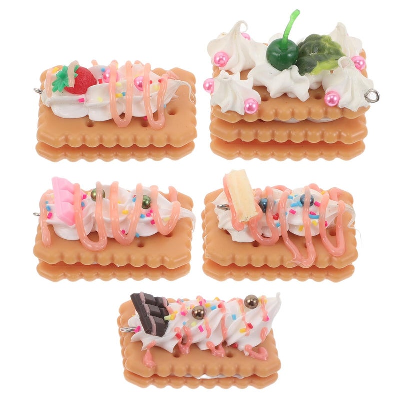 Realistic Artificial Chocolate Biscuit Models For Home Kitchen Decoration Photography Display - Image 2
