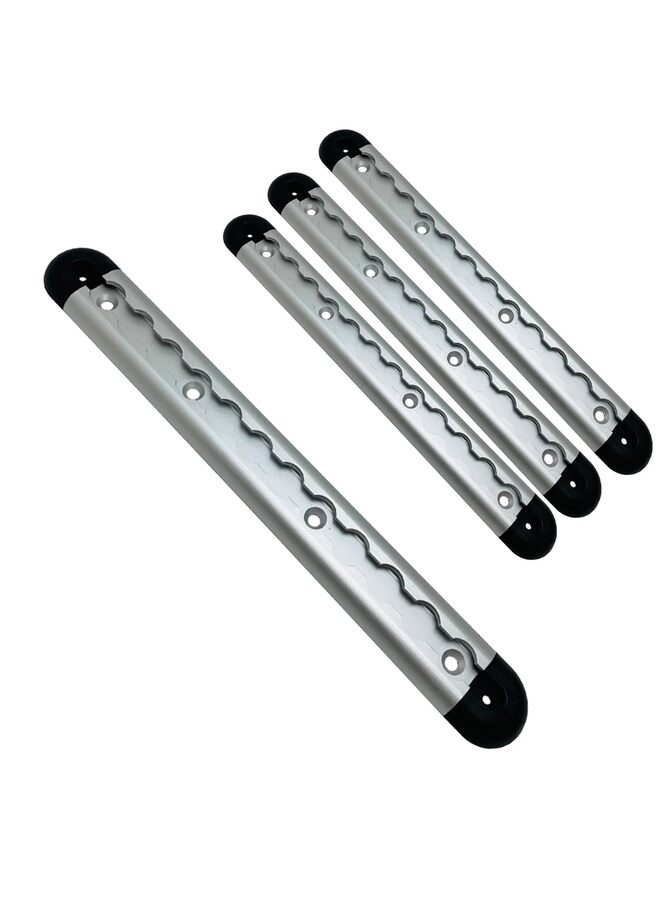 LAMAY 4pcs Track Tie Down System|12inch Length Track Coated Aluminum Use On Securing Motorcycles, Bikes,Pickup Trucks, Vans, Or Utility Trailers (Size : B) - Image 1