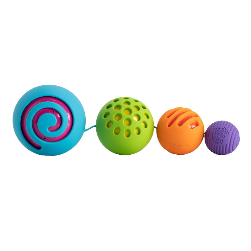 Fat Brain Toys OombeeBall - Sensory Nesting Puzzle for Babies & Toddlers - Image 1