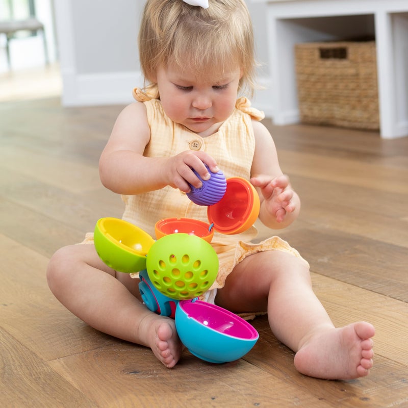 Fat Brain Toys OombeeBall - Sensory Nesting Puzzle for Babies & Toddlers - Image 4
