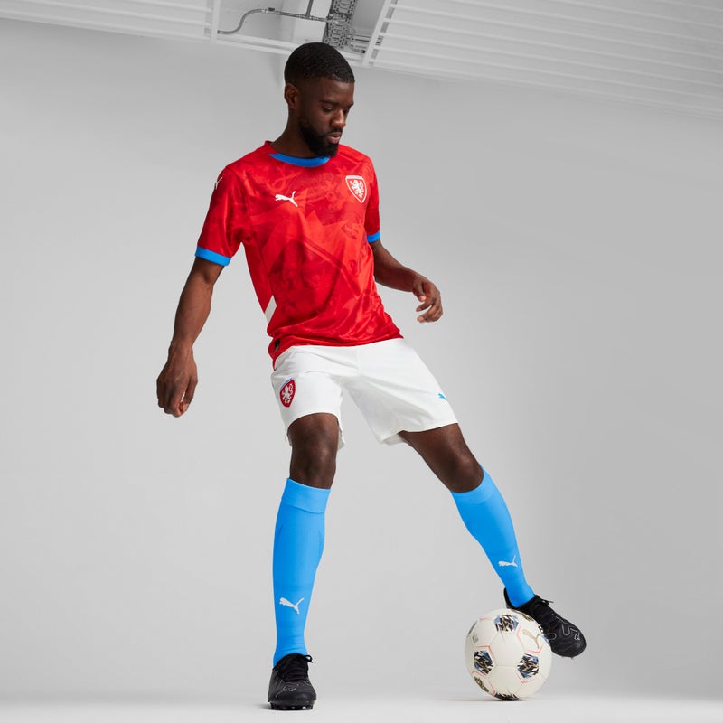PUMA Czech Republic 2024 Home Mens Red Jersey - Image 3