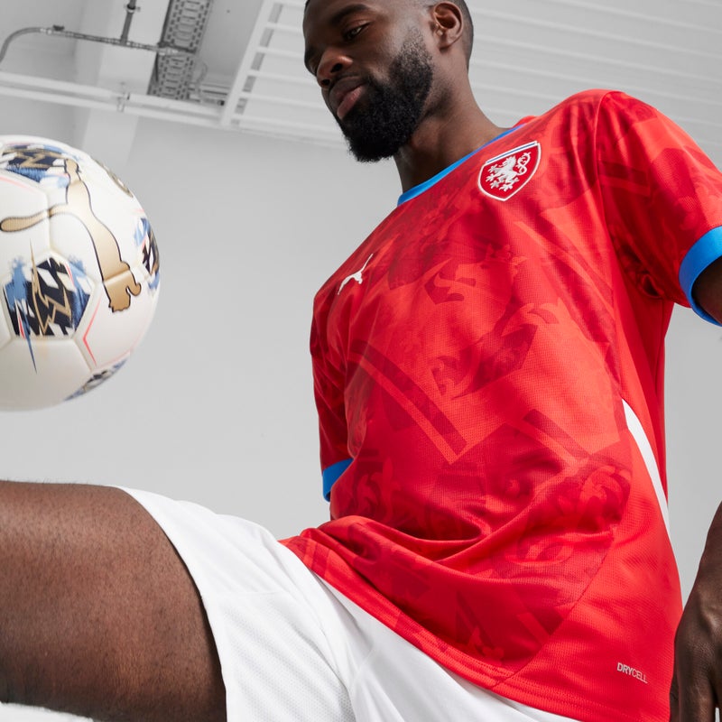 PUMA Czech Republic 2024 Home Mens Red Jersey - Image 5
