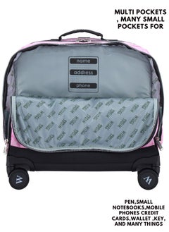 Wires 3 Piece Kids School Trolley Bag laptop compartment 8 Wheels With Lunch bag & Pencil Case  - Image 3