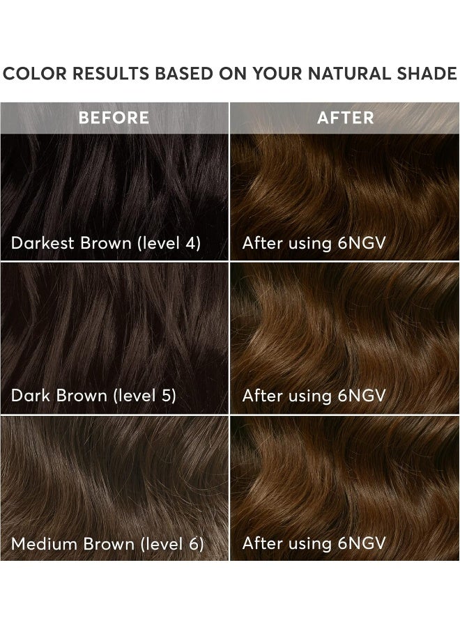 Madison Reed Radiant Hair Color Kit, Medium Golden Brown For 100% Gray Coverage, Ammonia-Free, 6Ngv Tuscany Brown, Permanent Hair Dye, Pack Of 2  - Image 4