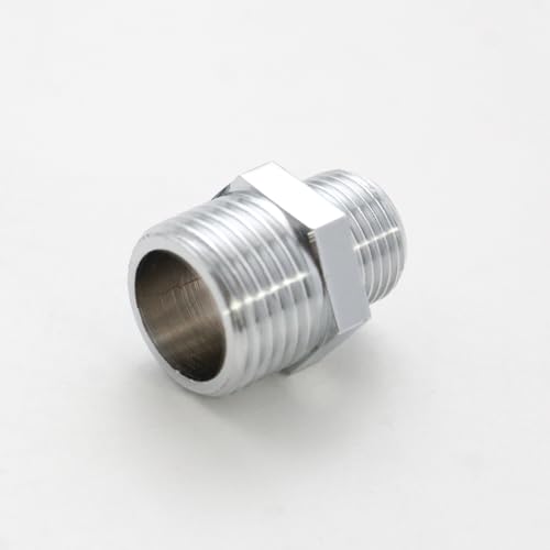 KINIK CP Brass Hex Nipple 1/4 Inch to 1/4 Inch Male Threaded for connecting two Threaded Pipes or fittings(Pack of 2) - Image 2