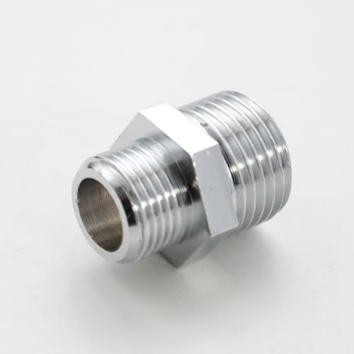 KINIK CP Brass Hex Nipple 1/4 Inch to 1/4 Inch Male Threaded for connecting two Threaded Pipes or fittings(Pack of 2) - Image 3