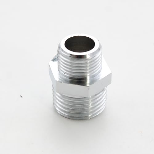 KINIK CP Brass Hex Nipple 1/4 Inch to 1/4 Inch Male Threaded for connecting two Threaded Pipes or fittings(Pack of 2) - Image 5