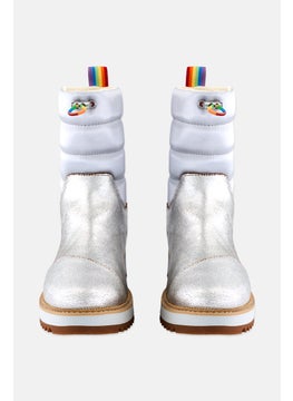 TOMS Women Makenna Metallic Boots, Silver  - Image 2