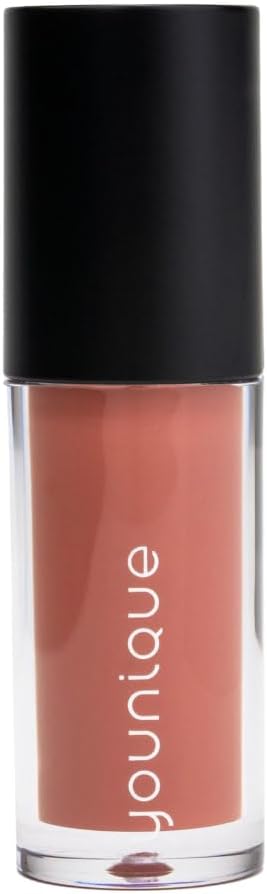 Younique Lucrative Mineral Lip gloss Luxe Lip Care Makeup Beauty Hydration for Women Chocolate Brown Nude with Brilliant Shine from Sunflower Argan Oil