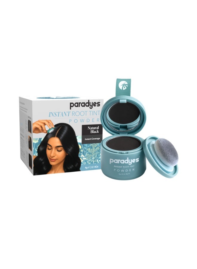 Paradyes Instant Tint Root Touch-up Powder (Natural Black) - Image 1