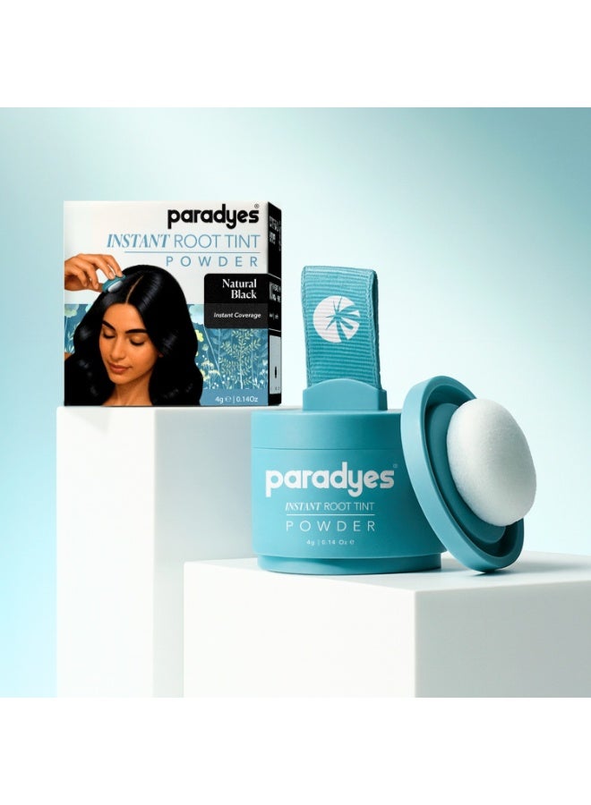 Paradyes Instant Tint Root Touch-up Powder (Natural Black) - Image 2