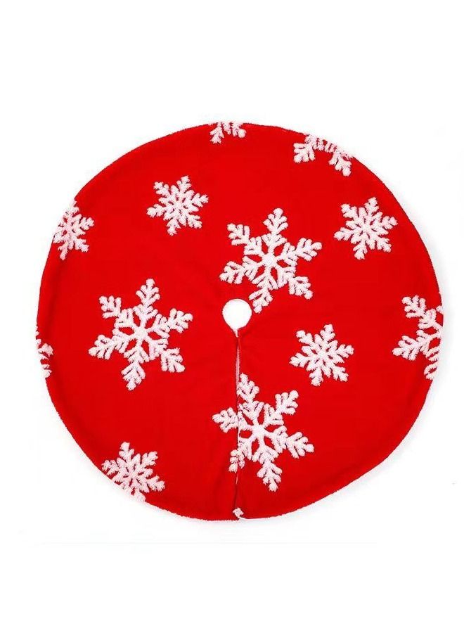 ACLIX Tree Skirt Soft Thick Tree Skirt Plush Skirt Christmas Decor Indoor  - Image 1