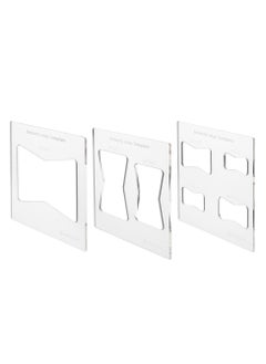 Butterfly Inlay Template Set Decorative Templates and Router Template for Woodworking Router Jig Template 3 Pcs Butterfly Inlay Template