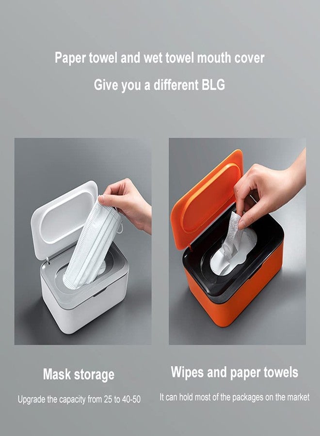 Alok Diaper Wipes Dispenser Tissue Storage Box Baby Wipes Case Easy Open Close Wipe Container Keeps Wipes Fresh Non-Slip - Image 4