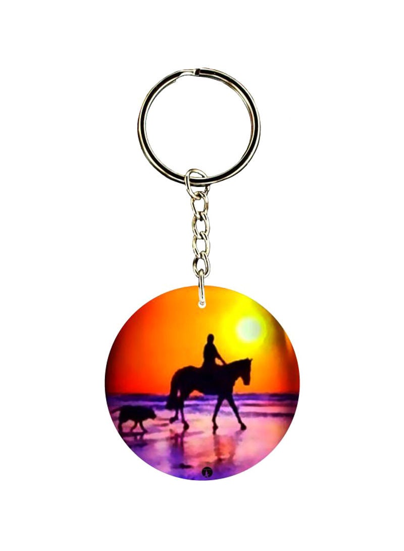 Double Sided Printed Keychain