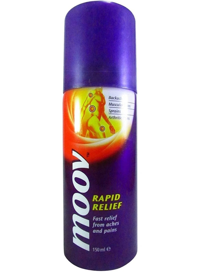 MOOV Rapid Relief Pain Relief Spray for Muscle & Joint Pain - 150ml - Image 1
