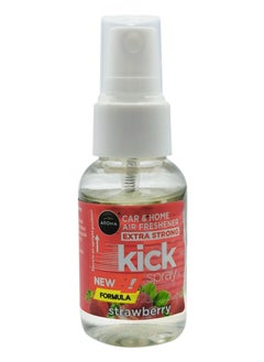 Aroma Combo Pack AROMA New Formula Strawberry Smell Kick Spray Extra Strong Air Freshener For Car And Home 3 x 30ml  - Image 2