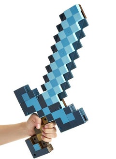General Minecraft Toy Weapon Official Blue Diamond 2-in-1 Transforming Sword Draft  - Image 2