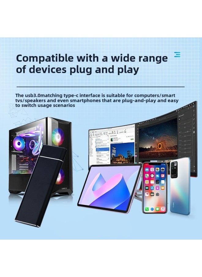Generic - Expansion And Upgrading Of High-speed SSD Mobile Solid-state Disk 1000GB-16TB Solid-state Disk 2TB 4T-Capacity:Special Shooting 64 Expansion 8tb - Image 1