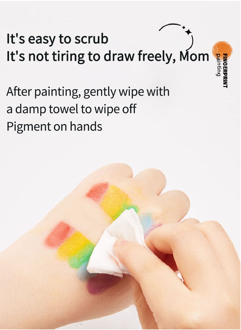 Kidle Children's Finger Painting Seal Game Fun Seal Painting Graffiti Painting Album L2  - Image 3