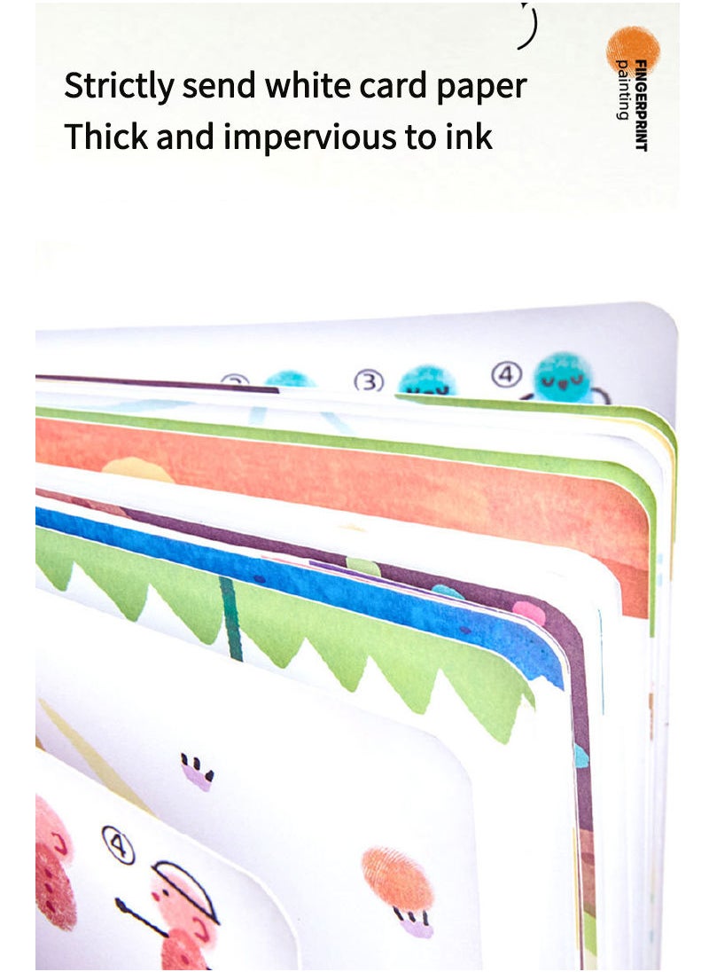 Kidle Children's Finger Painting Seal Game Fun Seal Painting Graffiti Painting Album L2  - Image 5