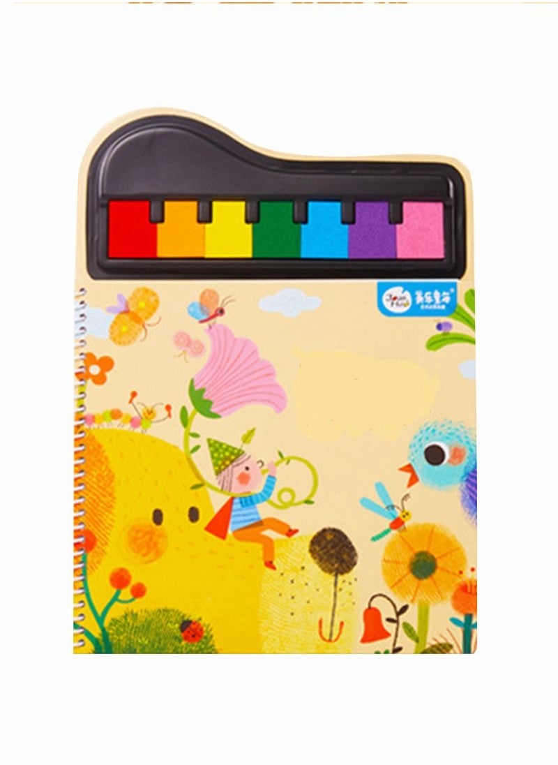Kidle Children's Finger Painting Seal Game Fun Seal Painting Graffiti Painting Album L2  - Image 1
