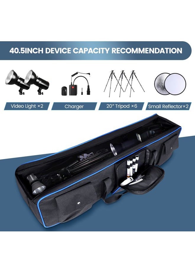 Yorepek Tripod Carrying Case Bag, Light Stand Bag with 2 Protective Padding, 30.5" Large Photo Studio Equipment Case for Tripods, Monopods, Speaker Stands, Boom Stands, Camcorder, Mic Stands, Travel, - Image 3