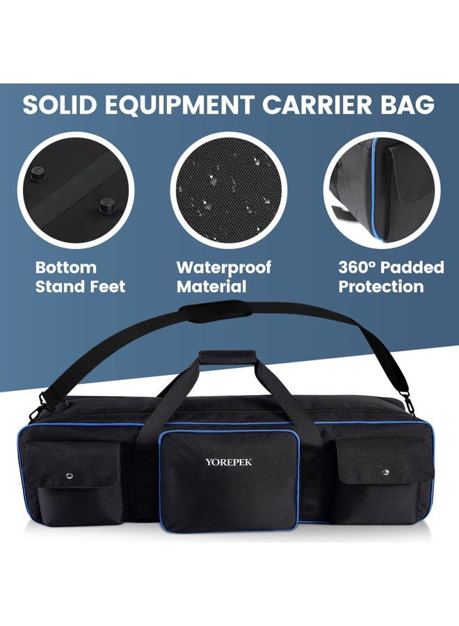 Yorepek Tripod Carrying Case Bag, Light Stand Bag with 2 Protective Padding, 30.5" Large Photo Studio Equipment Case for Tripods, Monopods, Speaker Stands, Boom Stands, Camcorder, Mic Stands, Travel, - Image 5