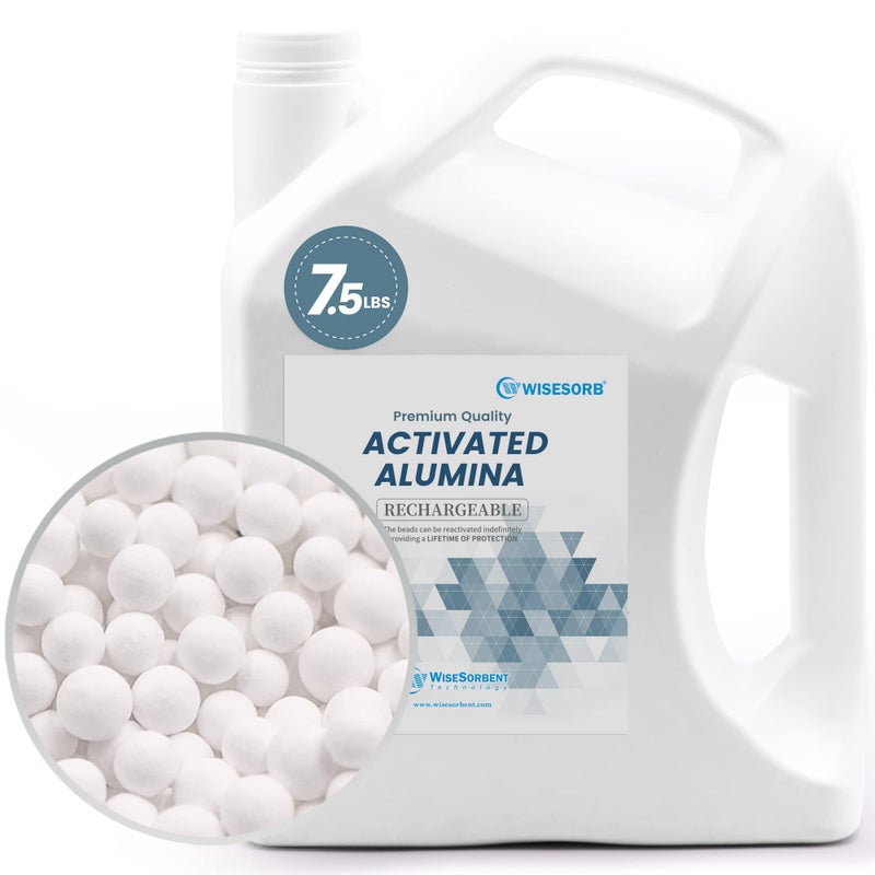 Wisesorb 7.5 LBS Activated Alumina, Alumina Desiccant Great for Filament Drying, Reusable Dessicant Dehumidifiers Desiccant Moisture Absorber Prevent Wet Filament - Image 1