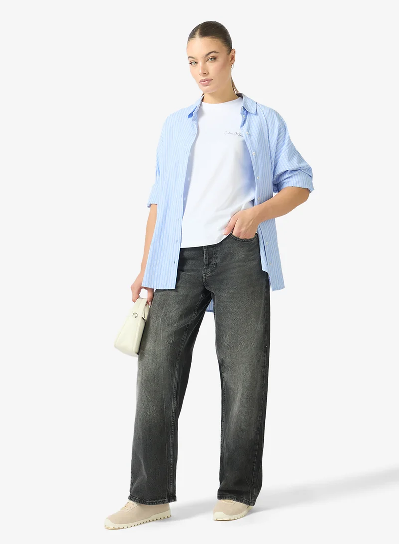Calvin Klein Jeans  Graphic Crew Neck T-Shirt for Women | Best Price UAE