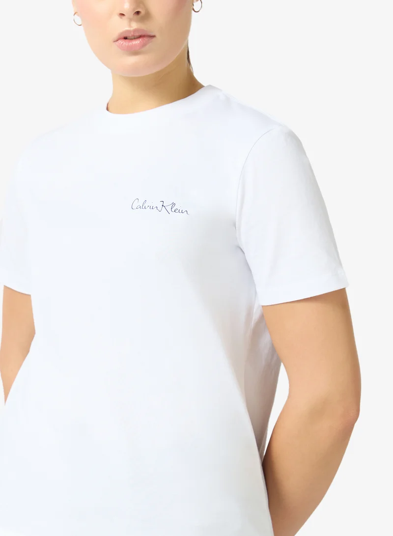 Calvin Klein Jeans  Graphic Crew Neck T-Shirt for Women | Best Price UAE