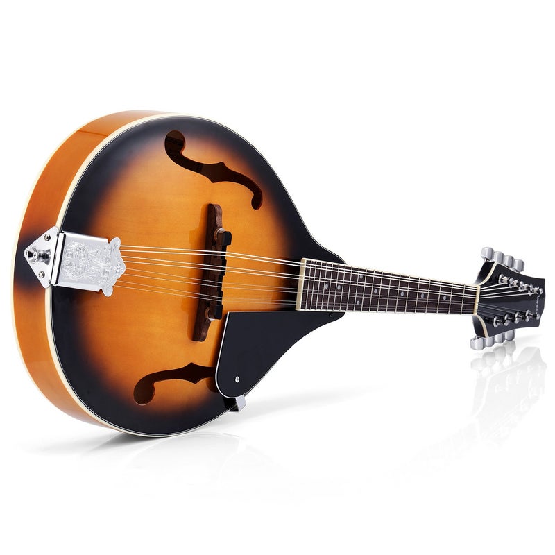 Donner A Style Mandolin Instrument Sunburst Beginner Adult Acoustic Mandolin Musical Instrument Mahogany 8 String, Bundle With Tuner String Bag Guitar Picks,DML-1 - Image 4