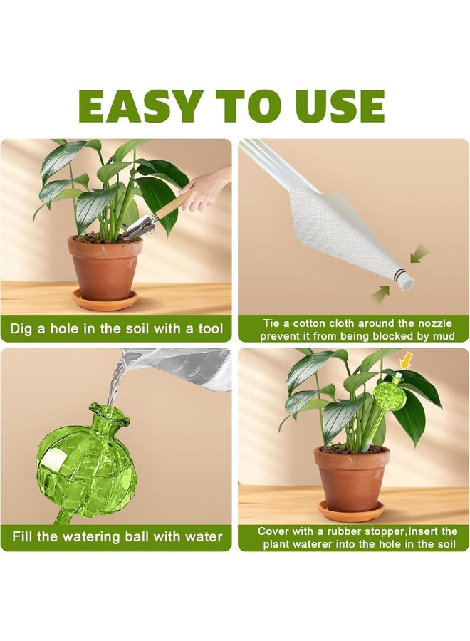 يُسلِّم ٣ قطع من كرات ري النباتات. كرات ري ذاتية. عبوة من ٣ بصيلات ري الصبار. كرات ري للنباتات. - Image 3