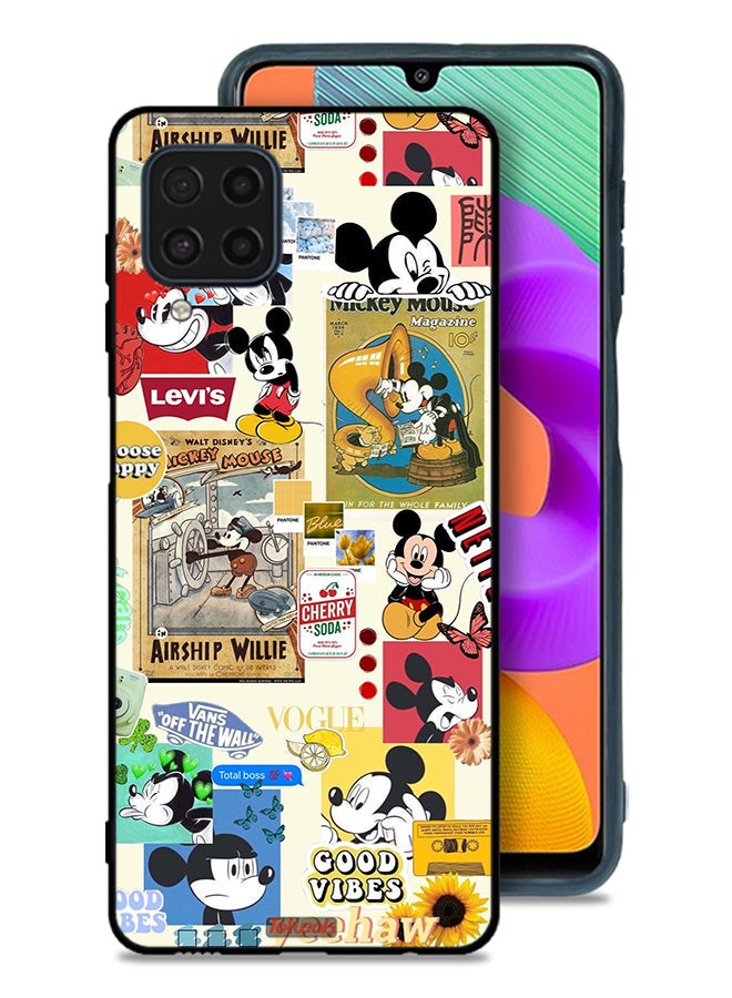 Tolwak Samsung Galaxy M32 4G Protective Case Cover Chose Happy And Stickers - Image 1