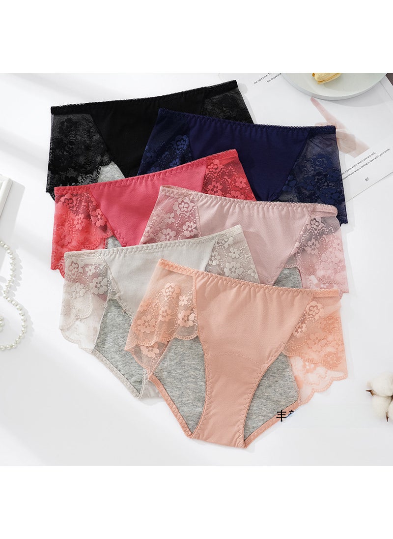 Generic Extended Lace Leakproof Menstrual Panties Grey  - Image 5
