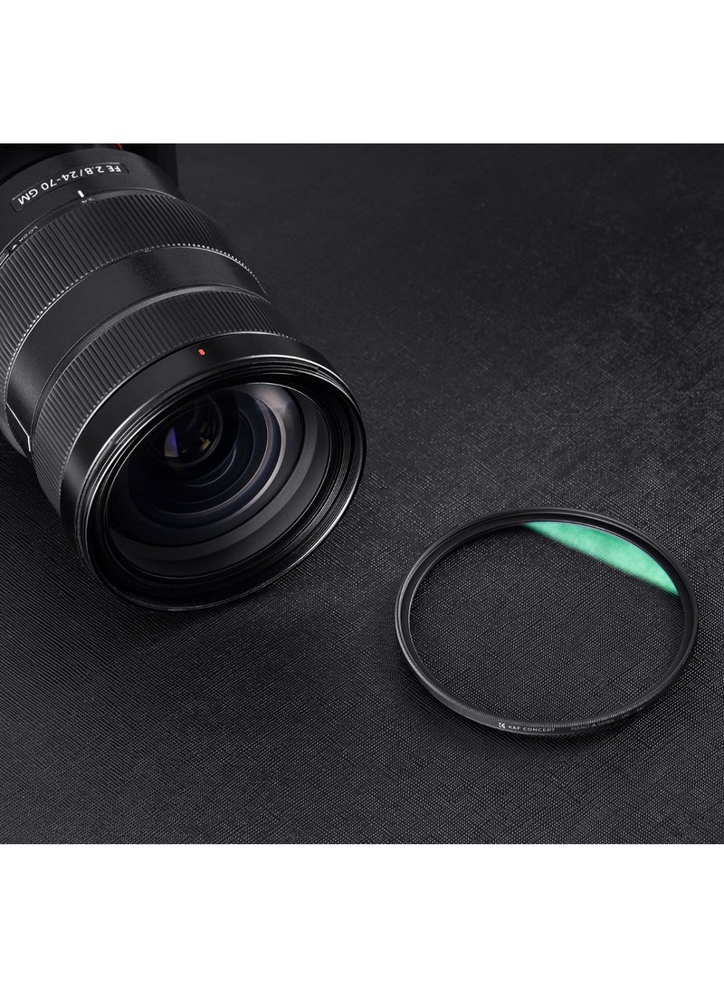 K&F Concept 49mm MC‑UV Camera  Lens Filter Slim Multi‑Coated Optical Glass UV Protection Filter for DSLR and Mirrorless Cameras - Image 5