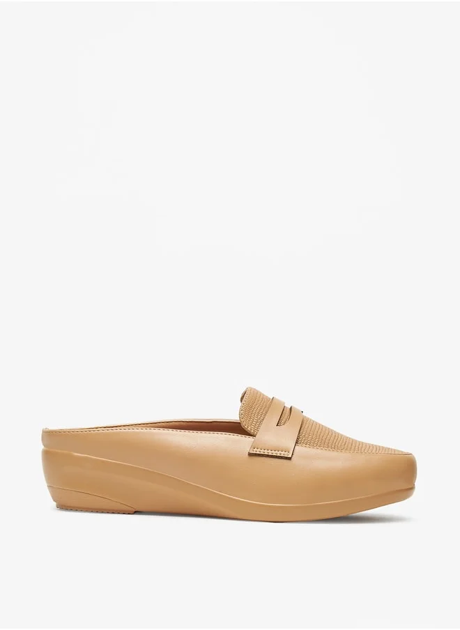 Le Confort Women Textured Slip On Loafers